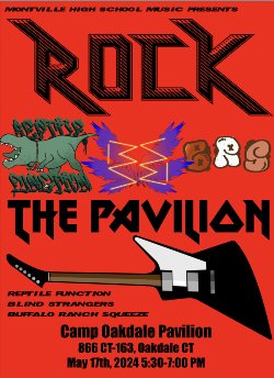 Rock the pavilion flyer